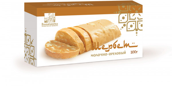 №1 Шербет МОЛОЧНО-ОРЕХОВЫЙ, 200г в Назарове